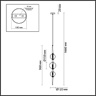 Подвесной светильник Odeon Light Lazia 4683/3 Image 3