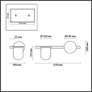 Настенный светильник Odeon Light Flower 4682/1WA Image 2