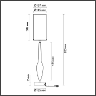 Настольная лампа Odeon Light Tower 4851/1T Image 3