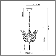 Подвесная люстра Odeon Light Floweri 4838/4 Image 3