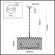 Подвесная люстра Odeon Light Selva 4796/10 Image 3