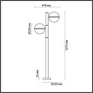 Уличный светильник Odeon Light Lomeo 4832/2F Image 3