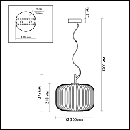 Подвесной светильник Odeon Light Roofi 4754/1 Image 3