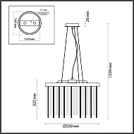 Подвесная люстра Odeon Light York 4788/7 Image 3