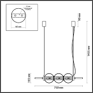 Подвесной светильник Odeon Light Francesca 4273/3 Image 3