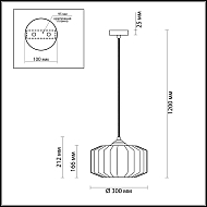 Подвесной светильник Odeon Light Binga 4747/1 Image 3