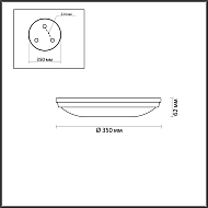 Потолочный светильник Odeon Light Pelow 4957/4 Image 2