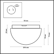 Потолочный светильник Odeon Light Minkar 2443/1A Image 2