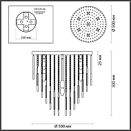 Потолочная люстра Odeon Light Avista 4784/7C Image 3