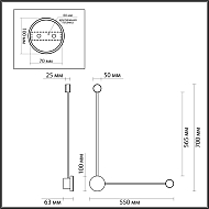 Настенный светодиодный светильник Odeon Light Gent 4339/10WL Image 3