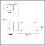 Настенный светодиодный светильник Odeon Light Motion 4215/12WL Image 2