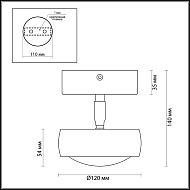 Потолочный светодиодный светильник Odeon Light Ottico 3874/10CL Image 3