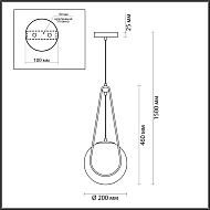 Подвесной светильник Odeon Light Carol 4268/1 Image 2