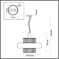 Подвесная люстра Odeon Light Lepart 4840/6 Image 3