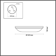 Потолочный светильник Odeon Light Pelow 4956/5 Image 2