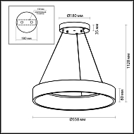 Подвесной светодиодный светильник Odeon Light Sole 4066/50L Image 3