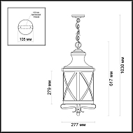 Уличный подвесной светильник Odeon Light Sation 4045/3 Image 2