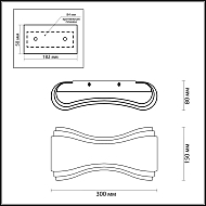 Настенный светодиодный светильник Odeon Light Farfi 3894/8WS Image 2