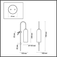 Бра Odeon Light Vosti 4641/1W Image 3