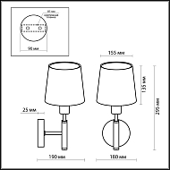 Бра Odeon Light Glen 2266/1W Image 3