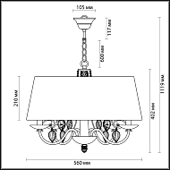 Подвесная люстра Odeon Light Niagara 3921/4 Image 2