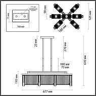 Подвесная люстра Odeon Light Gatsby 4871/7 Image 3