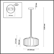 Подвесной светильник Odeon Light Binga 4746/1 Image 3