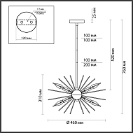 Подвесная люстра Odeon Light Kavalle 4662/6 Image 2