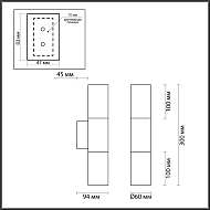 Настенный светильник Odeon Light Bazel 4281/2WA Image 3