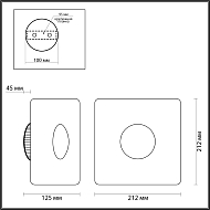 Настенный светодиодный светильник Odeon Light Adamas 4224/13WL Image 3