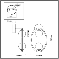 Бра Odeon Light Slota 4808/2W Image 3