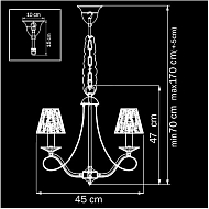 Подвесная люстра Osgona Riccio 705032 Image 2