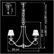 Подвесная люстра Osgona Riccio 705062 Image 1