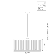 Подвесная люстра Osgona Regolo 713127 Image 2