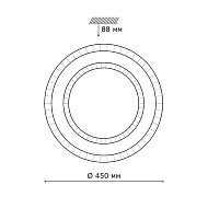 Настенно-потолочный светодиодный светильник Sonex Floors 2041/EL Image 3