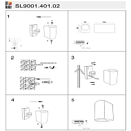 Уличный настенный светильник ST Luce Borgo SL9001.401.02 Image 1