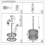 Подвесная люстра ST Luce Fabio SL1170.103.06 Image 3