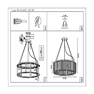 Подвесная люстра ST Luce Velletri SL1627.103.07 Image 3