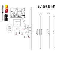 Настенный светодиодный светильник ST Luce Ralio SL1580.201.01 Image 2