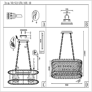 Подвесная люстра ST Luce Fabio SL1170.103.10 Image 3