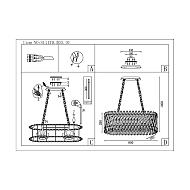 Подвесная люстра ST Luce Fabio SL1170.303.10 Image 3