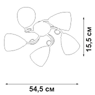 Потолочная люстра Vitaluce V3886-9/5PL Image 3