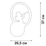 Настенный светильник Vitaluce V4667-1/1A Image 3