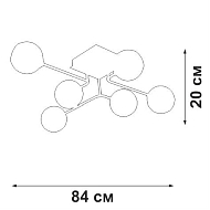 Потолочная люстра Vitaluce V4795-9/6PL Image 3