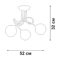 Потолочная люстра Vitaluce V4309-1/3PL Image 1