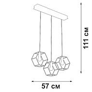 Подвесной светильник Vitaluce V4956-1/3S Image 2