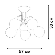 Потолочная люстра Vitaluce V4309-1/5PL Image 1