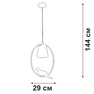 Подвесной светильник Vitaluce V2914-1/1S Image 3