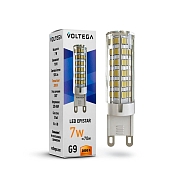 Лампа светодиодная Voltega G9 7W 2800К прозрачная VG9-K1G9warm7W 7036 - купить онлайн в интернет-магазине Люстра-Тут (Санкт-Петербург) недорого