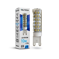 Лампа светодиодная Voltega G9 10W 4000К прозрачная VG9-K1G9cold10W 7039 - купить онлайн в интернет-магазине Люстра-Тут (Санкт-Петербург) недорого